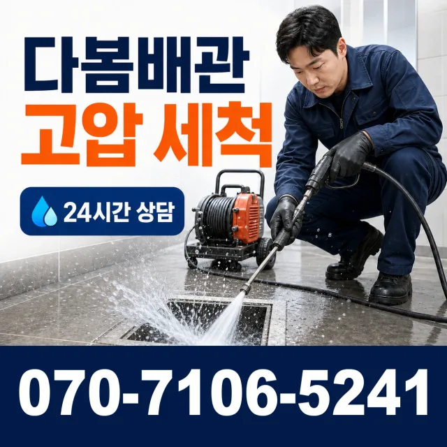 전남광주 신안군 장산면 장산로 하수구막힘뚫기 상담 이미지 4